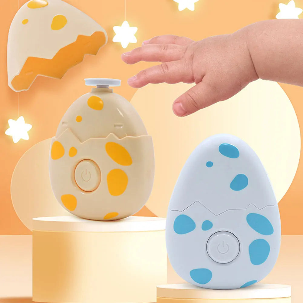 Children's Electric Nail Grinder | Baby Nail Trimmer, 3 or 6 Grinding Heads, Safe & Cute