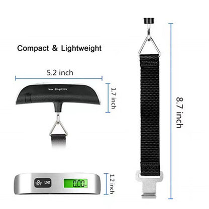 50kg Digital Pocket Scale | Weight & Temperature Multi-Function