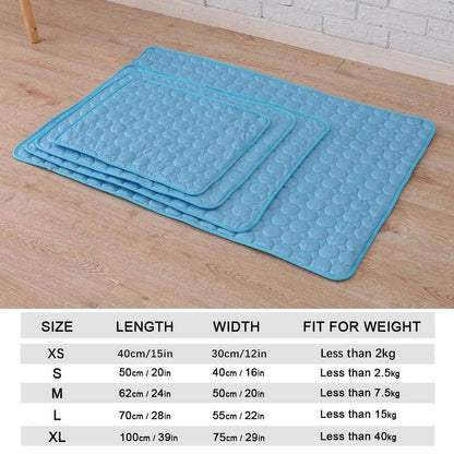 ☀️ Beat the Heat! Premium Pet Cooling Mat | Instant Relief for Dogs & Cats 🧊