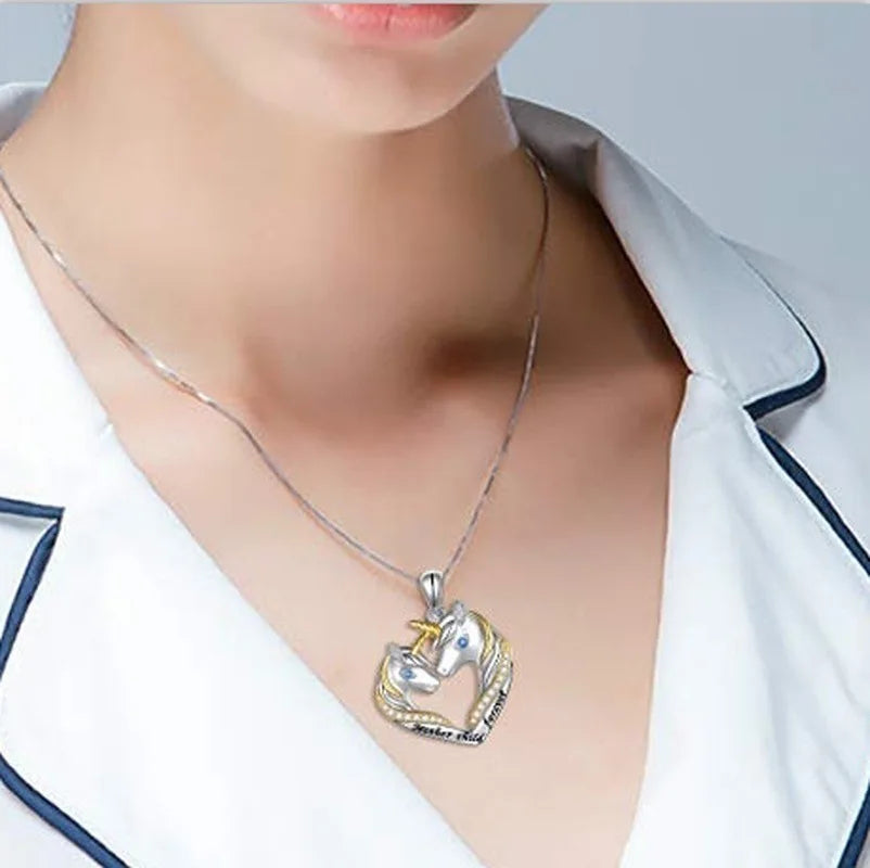 Classic Silver Pendant Necklace - The Perfect Gift for Her (Unisex Style)
