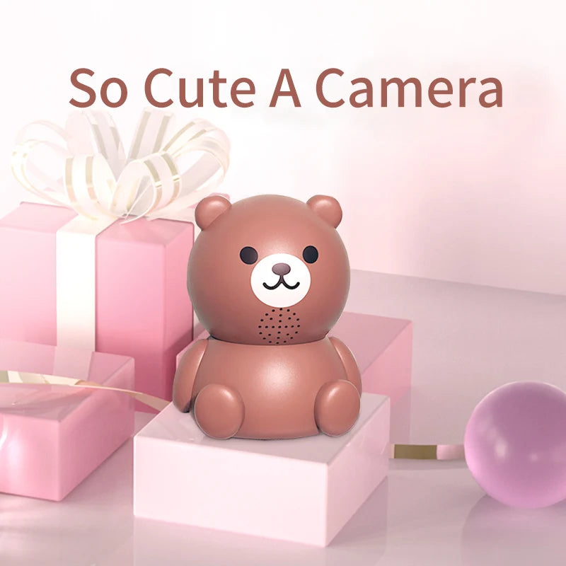 1080P HD Smart Bear Camera | 360° Panoramic WiFi Home Monitor