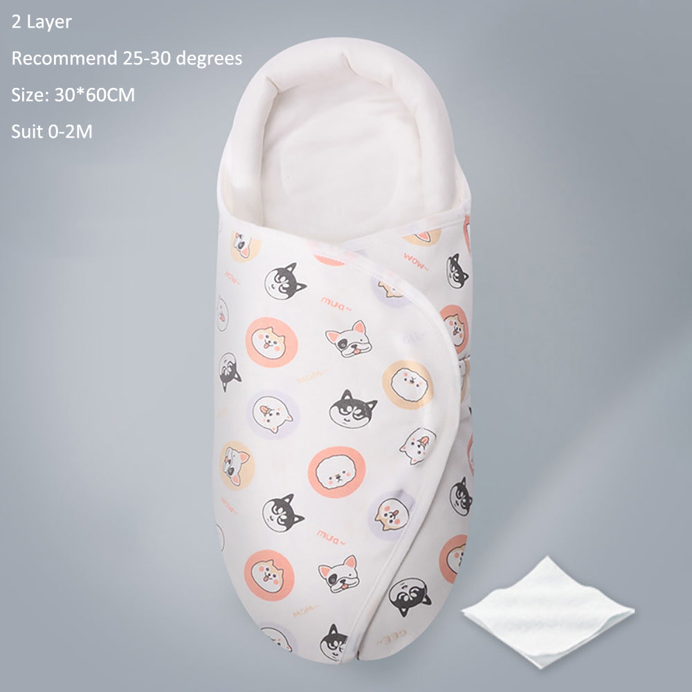 Premium 100% Cotton Newborn Baby Swaddle – Soft Swaddling Wrap & Sleepsack