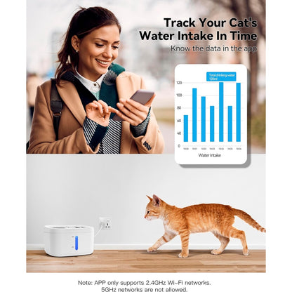 🌐 Smart AI Cat Water Fountain | App-Controlled & Health Monitoring 🐾