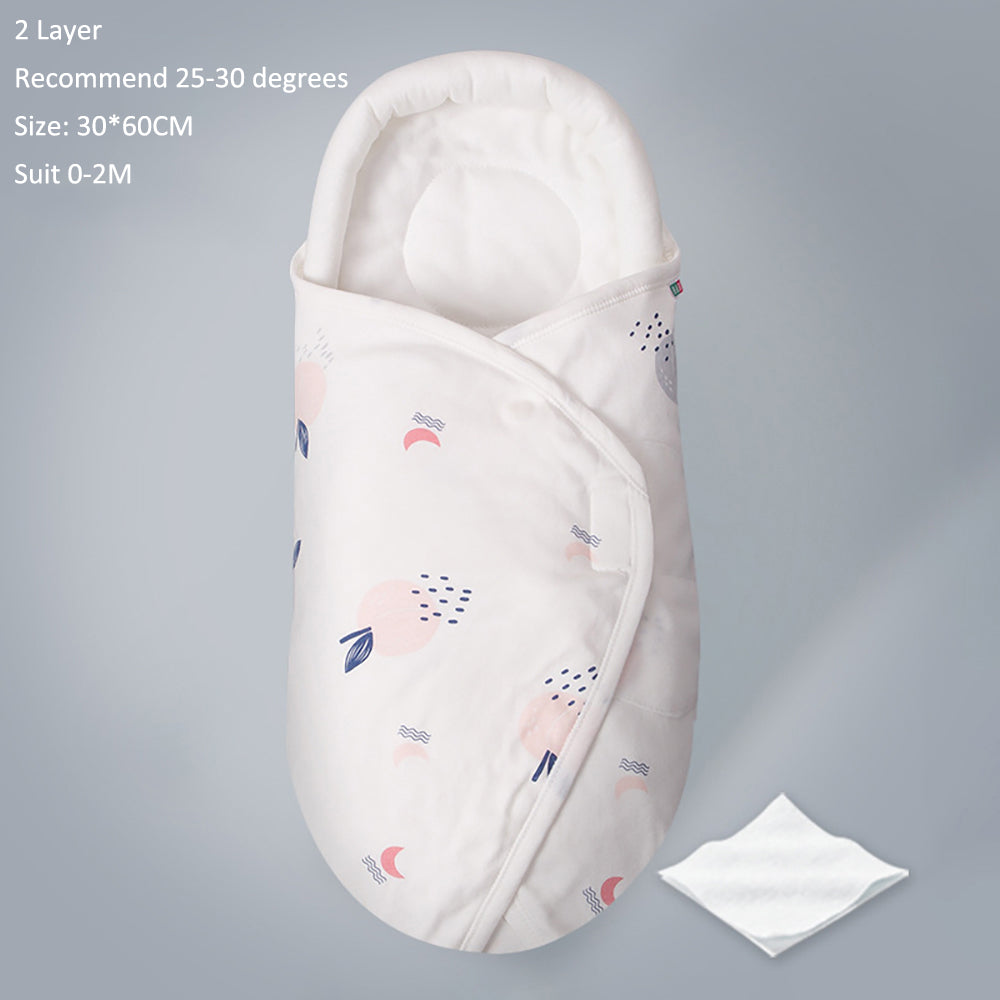 Premium 100% Cotton Newborn Baby Swaddle – Soft Swaddling Wrap & Sleepsack