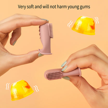 BPA-Free Silicone Baby Finger Toothbrush – Food-Grade Oral Care for Infants & Toddlers