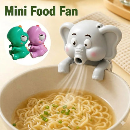 Mini Food Cooling Fan – Elephant Edition | Clip-On USB-C Rechargeable