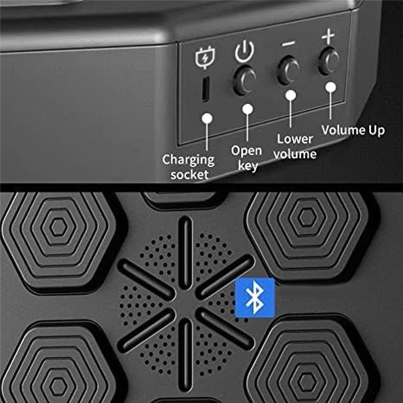 Smart Bluetooth Music Boxing Machine | Wall-Mounted Home Boxing Trainer