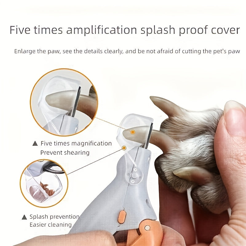 Precision LED Pet Nail Clippers – Professional Grade Stainless Steel 💎