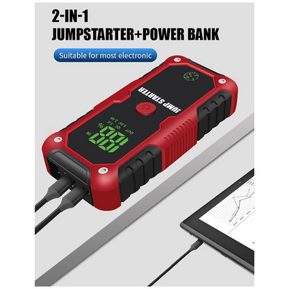 L36A Car Jump Starter – 2000A Peak 20,000mAh Portable Power Bank & Emergency Rescue Kit