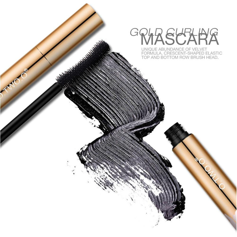 Waterproof Non-Blooming Mascara | Long-Lasting, Black, 10x2x2cm