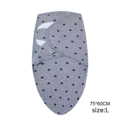 PureComfort™ Organic Cotton Newborn Swaddle Wrap | Breathable Anti-Startle Baby Sleep Sack for Peaceful Nights