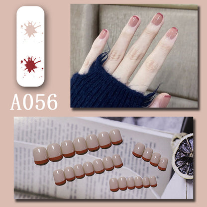 LuxeArt™ Press-On Nail Kit – Colorful Almond & Ballerina Shape False Nails for Women