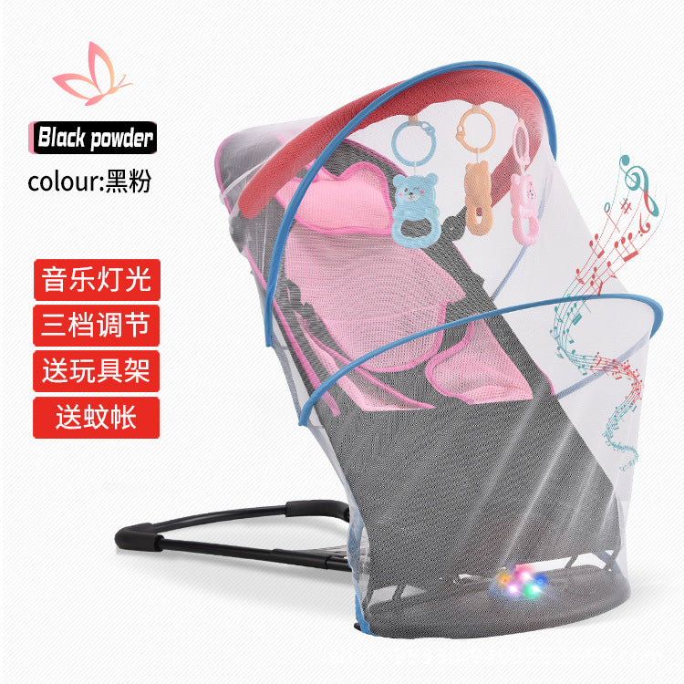 LullabyRest™ Ergonomic Baby Rocking Chair – Soothing Newborn Recliner & Swing up to 18kg