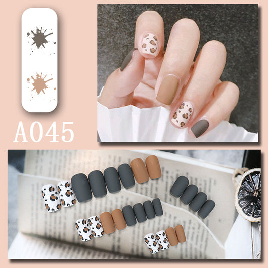 LuxeArt™ Press-On Nail Kit – Colorful Almond & Ballerina Shape False Nails for Women