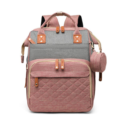 Large Capacity Diaper Bag | Waterproof Multi-Function Mom Backpack