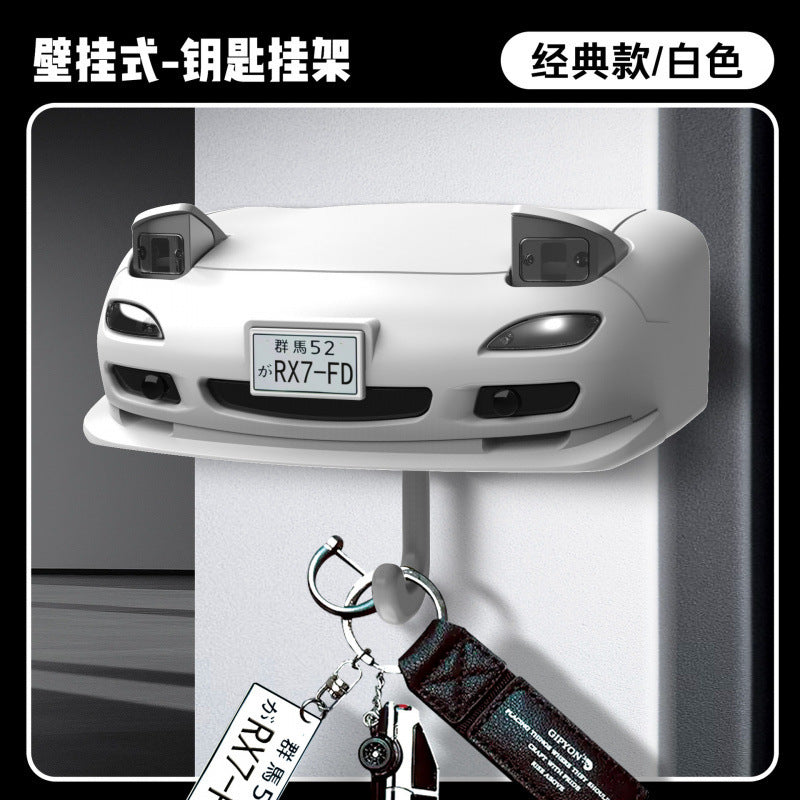 Car Headlight Key Holder – Novelty Wall-Mounted Key Organizer for Car Lovers