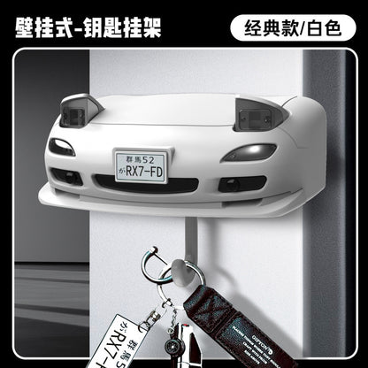 Car Headlight Key Holder – Novelty Wall-Mounted Key Organizer for Car Lovers