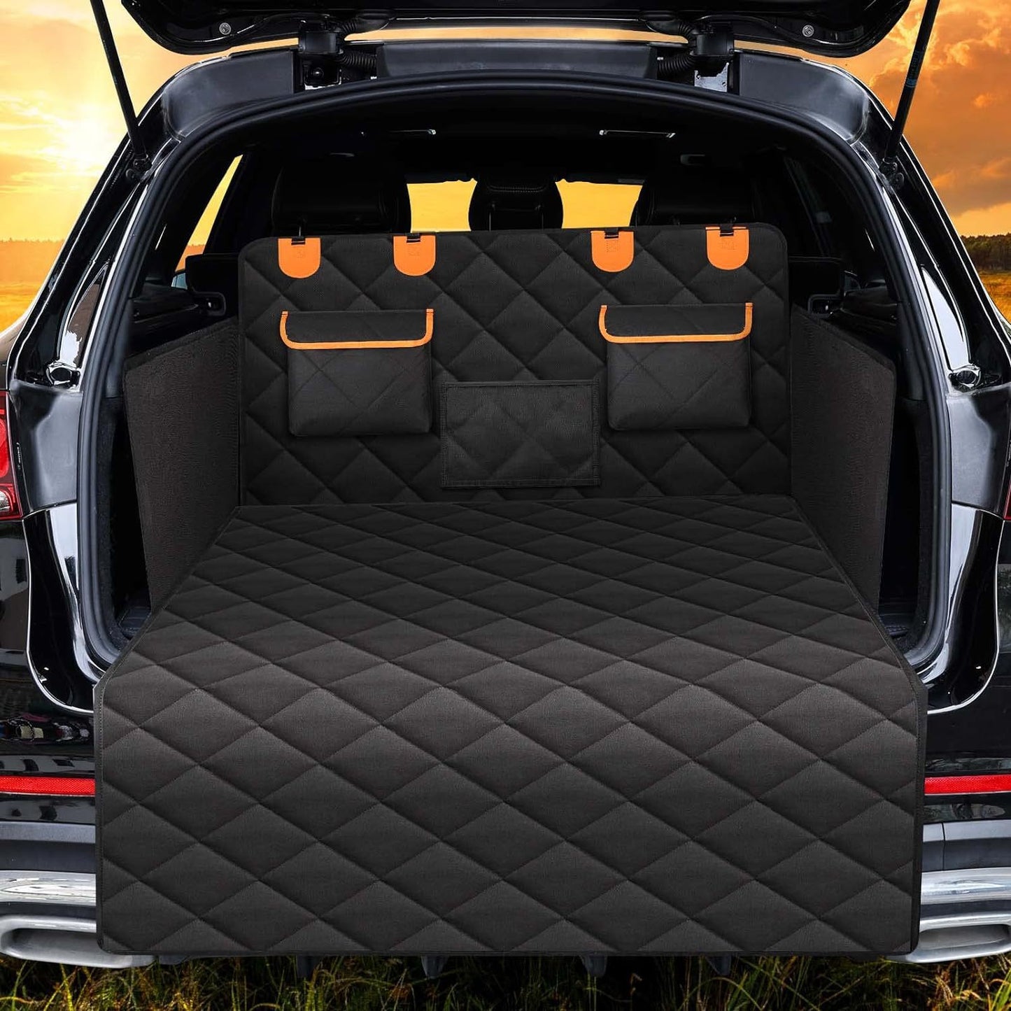 🐕 Padded Dog Car Seat Cover – Waterproof & Non-Slip 🐾