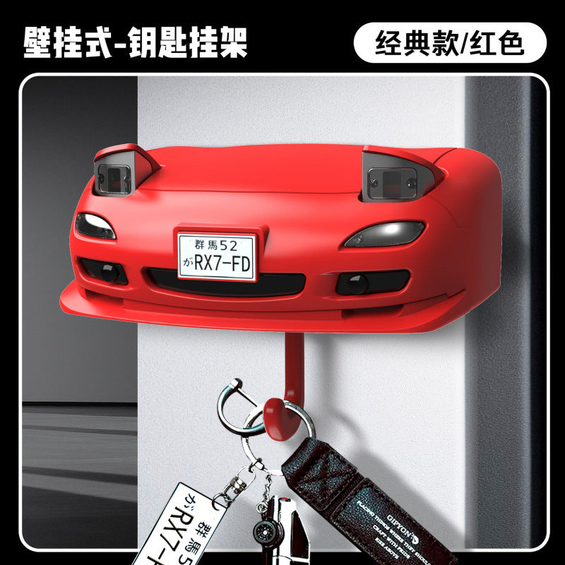 Car Headlight Key Holder – Novelty Wall-Mounted Key Organizer for Car Lovers