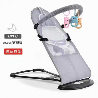 LullabyRest™ Ergonomic Baby Rocking Chair – Soothing Newborn Recliner & Swing up to 18kg