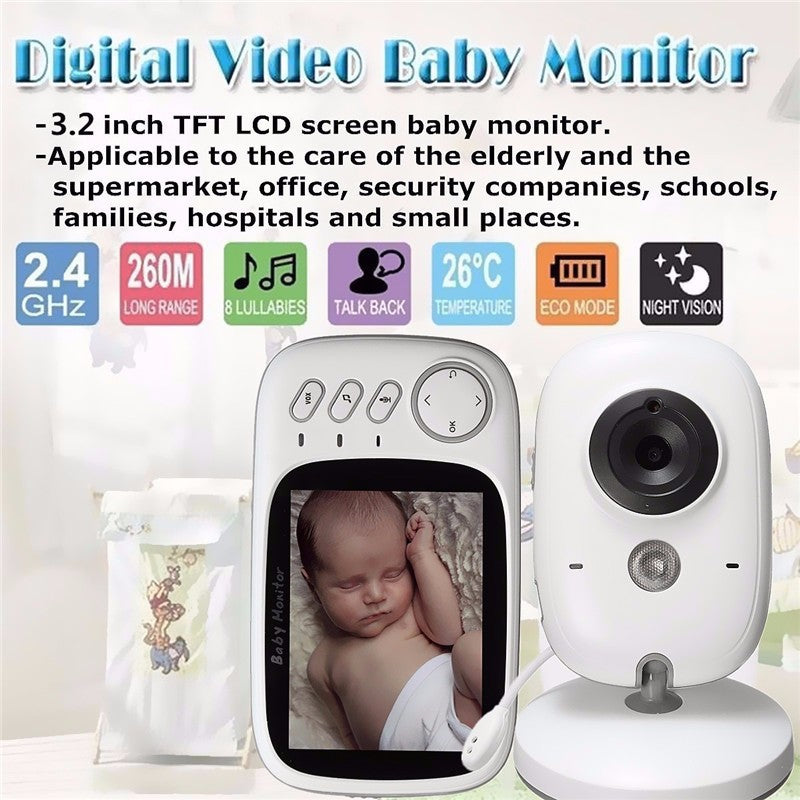 🛡️ Peace of Mind Baby Monitor | 4G Wireless Nursery Camera with 2-Way Talk