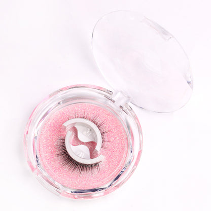 Self-Adhesive False Eyelashes – Glue-Free Reusable Full Strip Lashes (1 Pair)