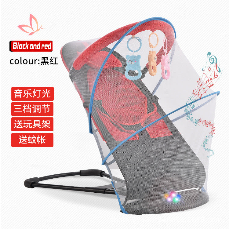 LullabyRest™ Ergonomic Baby Rocking Chair – Soothing Newborn Recliner & Swing up to 18kg