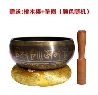 Zen Harmony Handmade Tibetan Singing Bowl – Meditation & Stress Relief (8–10.5cm)
