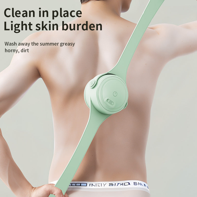 Long Handle Electric Back Scrubber | 4-in-1 Rotating Bath Brush