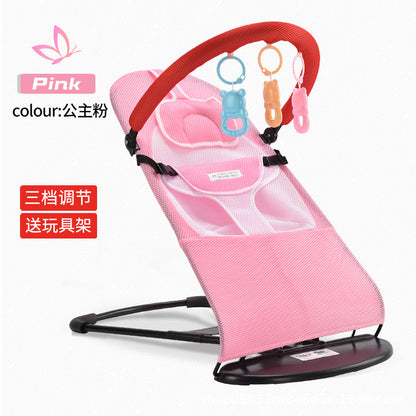 LullabyRest™ Ergonomic Baby Rocking Chair – Soothing Newborn Recliner & Swing up to 18kg