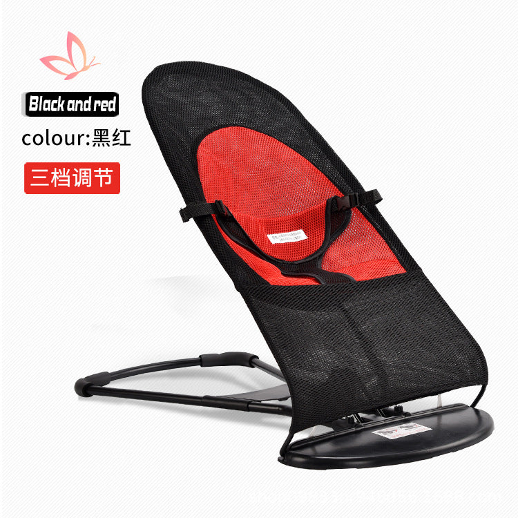 LullabyRest™ Ergonomic Baby Rocking Chair – Soothing Newborn Recliner & Swing up to 18kg