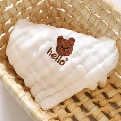 Ultra-Soft Cotton Baby Towel Set (5/8pcs) - Adorable Animal Prints
