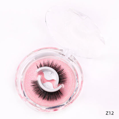 Self-Adhesive False Eyelashes – Glue-Free Reusable Full Strip Lashes (1 Pair)
