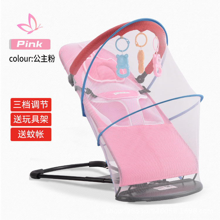 LullabyRest™ Ergonomic Baby Rocking Chair – Soothing Newborn Recliner & Swing up to 18kg