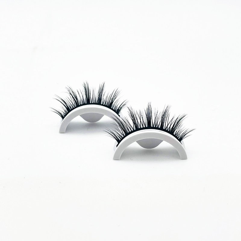VelvetTouch™ Self-Adhesive Lashes | Glue-Free 3D Mink, Reusable & Instant Fit