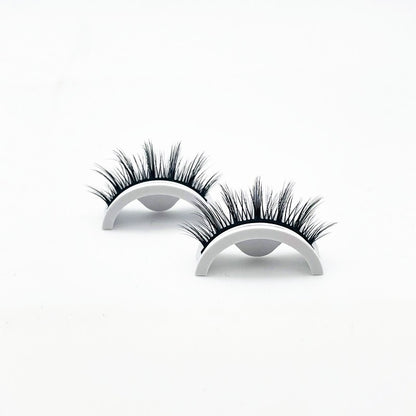 VelvetTouch™ Self-Adhesive Lashes | Glue-Free 3D Mink, Reusable & Instant Fit