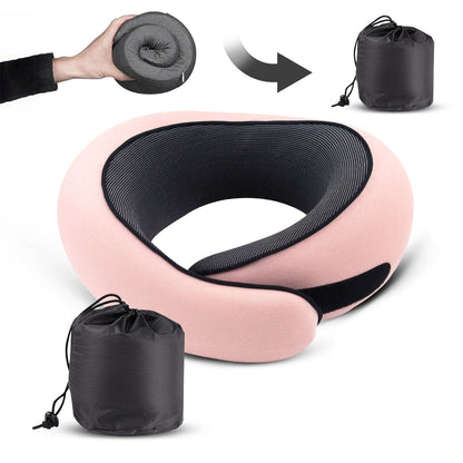 Memory Foam Snail Travel Pillow | Ergonomic Neck & Chin Support