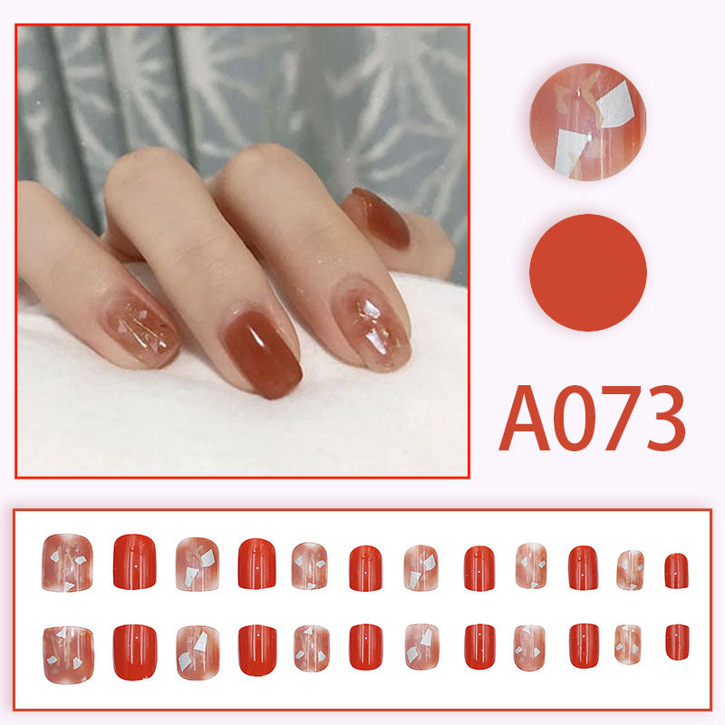 LuxeArt™ Press-On Nail Kit – Colorful Almond & Ballerina Shape False Nails for Women