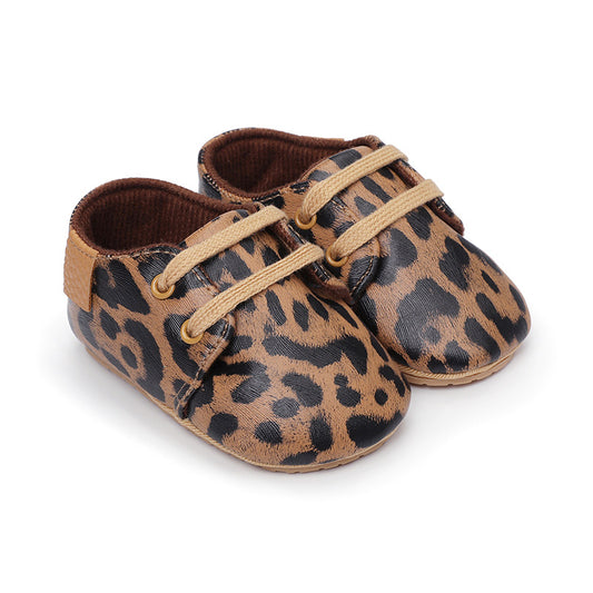 Meckior Baby Shoes - Anti-Slip Rubber Sole & Soft Leather (Safe First Walkers)