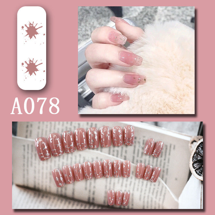 LuxeArt™ Press-On Nail Kit – Colorful Almond & Ballerina Shape False Nails for Women