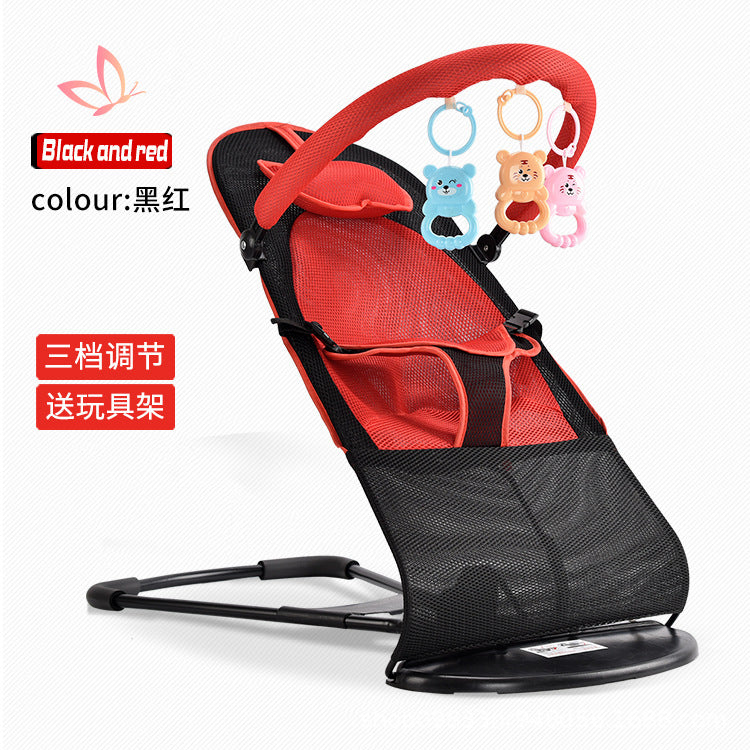 LullabyRest™ Ergonomic Baby Rocking Chair – Soothing Newborn Recliner & Swing up to 18kg