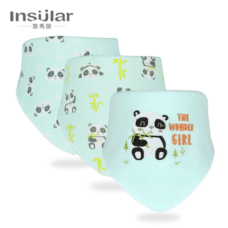 Organic Cotton Baby Bandana Bibs – Absorbent & Soft Drool Bibs (3-Piece Set)