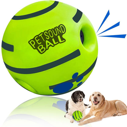 Wobble Wag™ Giggle Glow Ball – Interactive Sound & Light Dog Toy for All Breeds