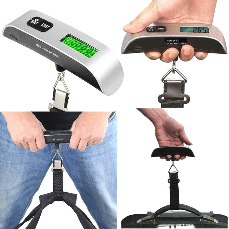 50kg Digital Pocket Scale | Weight & Temperature Multi-Function