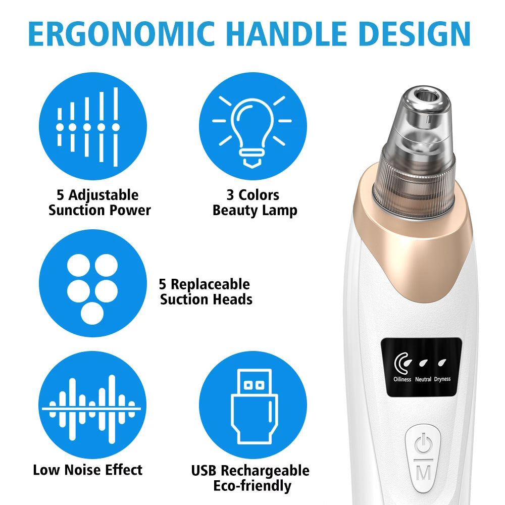 Professional Pore Vacuum | Salon-Quality Blackhead & Pimple Remover