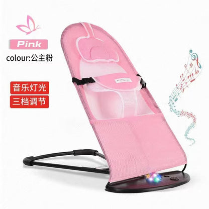 LullabyRest™ Ergonomic Baby Rocking Chair – Soothing Newborn Recliner & Swing up to 18kg