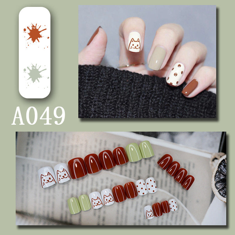 LuxeArt™ Press-On Nail Kit – Colorful Almond & Ballerina Shape False Nails for Women