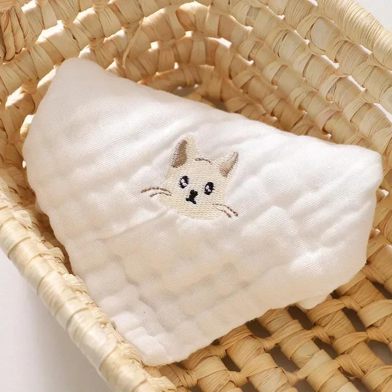Ultra-Soft Cotton Baby Towel Set (5/8pcs) - Adorable Animal Prints