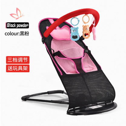 LullabyRest™ Ergonomic Baby Rocking Chair – Soothing Newborn Recliner & Swing up to 18kg