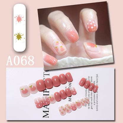 LuxeArt™ Press-On Nail Kit – Colorful Almond & Ballerina Shape False Nails for Women